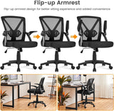 Topeakmart Swivel Desk Ergonomic Mesh Adjustable Lumbar Support Office Chair