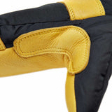 Saranac Premium Deerskin Leather Gloves, Gauntlet Deerskin Leather Winter Ski Mittens