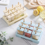 9 Piece Popsicle Molds Ice Pop Mold Reusable Ice Cream Maker, DIY Popsicle for Home