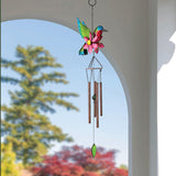 Mainstays 33" H Solar Hummingbird Wind Chime, 9.1x3.5x33.2 inch