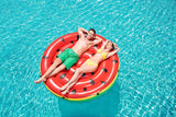 Bestway Watermelon Island Inflatable Pool Float, Lounge Fits Up to 3 People