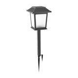 Better Homes & Gardens Solar Powered Square Matte Metal Pathway Light, 2 Pack