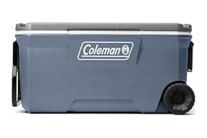 Coleman 100QT Hard Chest Wheeled Cooler with Heavy-duty 6-inch Wheels