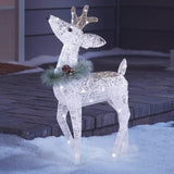 48" Philips LED Glitter String Deer Sculpture