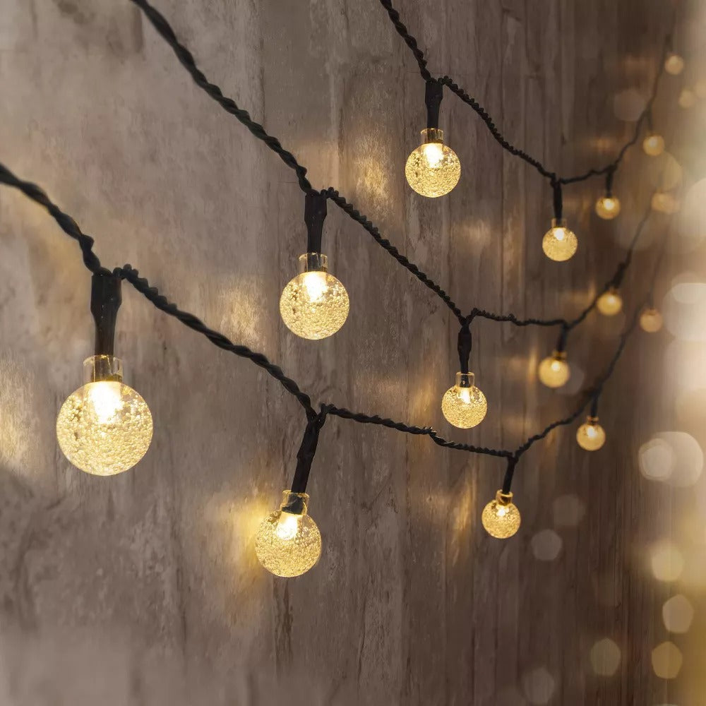 Merkury outdoor solar string lights sales