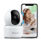 Galayou Wireless 2K Indoor Security Camera with Monitor for Pet/Dog/Baby/Nanny