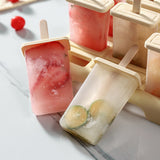 9 Piece Popsicle Molds Ice Pop Mold Reusable Ice Cream Maker, DIY Popsicle for Home