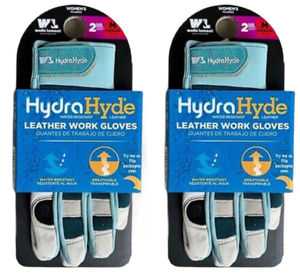 Wells Lamont HydraHyde Leather Work Gloves, 4 Pairs