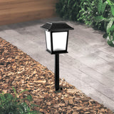 Better Homes & Gardens Solar Powered Square Matte Metal Pathway Light, 2 Pack