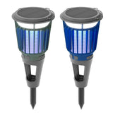 Wisely Mosquito Light Bug Zapper Solar Lantern, 2-Pack