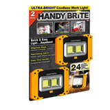 Handy Brite Ultra-Bright Cordless Work Light, 2 pk.