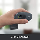 Logitech C270 HD Webcam, Widescreen HD 720P Video Call