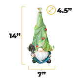 Vp Home Whimsical Gnome Garden Statue with Solar Powered Led Lights