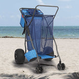 Tommy Bahama Wonder Wheeler Beach Cart with Balloon Tires