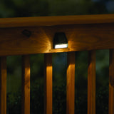 Mainstays Solar Powered Outdoor Wall Mount LED Path Light, 6-Pack