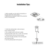 Better Homes & Gardens Solar Powered Square Matte Metal Pathway Light, 2 Pack