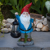 Vp Home Welcome Gnome With Lantern Solar Powered Led Light