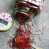 Full Thread Greek Saffron 14 Gram Jar, Full Length Saffron Threads