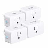 TP-Link Tapo TP15 Mini Smart Wi-Fi Plug, 4 Pack Matter All-Round Compatibility