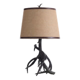 Stylecraft Alvares Table Lamp, Faux Antler LED Lamp
