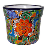 Stylecraft Talavera Style Ceramic Planter, 19” Dia. x 17” H