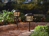 Better Homes & Gardens 20 Lumen Solar Wrought Path Light, 2-Pack