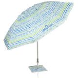 Tommy Bahama 8 Ft Beach Umbrella, UPF 50+ Undercoating for Sun Protection