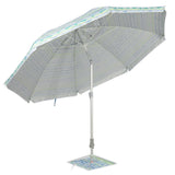 Tommy Bahama 8 Ft Beach Umbrella, UPF 50+ Undercoating for Sun Protection