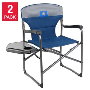 2-Pack Portable Folding Director's Chair by Timber Ridge, Camping Chair