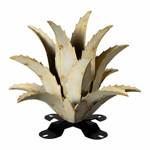 Desert Steel 16″H Americana Agave Steel Construction Sculpture