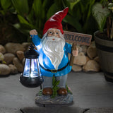 Vp Home Welcome Gnome With Lantern Solar Powered Led Light