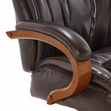 La-Z-Boy Big & Tall Leather  Executive Chair with Memory Foam