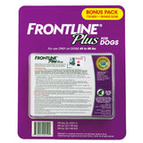 Frontline Plus Flea and Tick Protection Bonus Pack for 45-88 lb Dog, 7+1 Doses