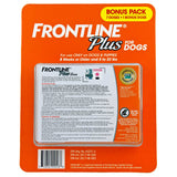 Frontline Plus Flea and Tick Protection for 5-22 lb Dog, 7+1 Doses