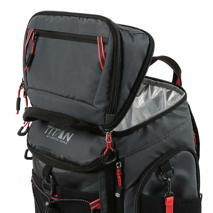 Titan Deep Freeze 26 Can Backpack Cooler, Bag Insulated Leak Proof