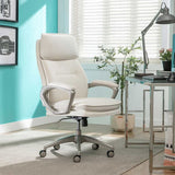 True Innovations Lillian Plush Velvet High Back Office Chair