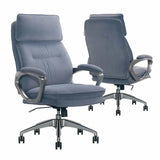 True Innovations Lillian Plush Velvet High Back Office Chair