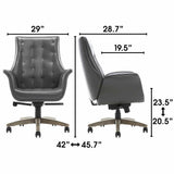 Thomasville Brooks Executive Chair, Bonded Leather Upholstery