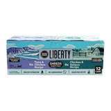 BIXBI Liberty Cat Food Variety Pack, 2.75 oz, 24-count,  Pate or Shreds