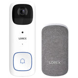 Lorex 2K Wi-Fi Video Doorbell with Person Detection Wired & WiFi Chime