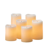 Gerson Glow Wick Color Changing LED Candle, 6 piece