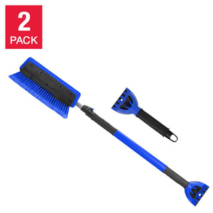 Hopkins Maxx-Force Glacier Snowbroom and Ice Scraper Combo, 2-Pack