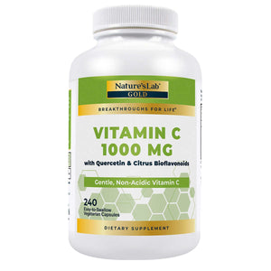 Nature's Lab Vitamin C 1000 mg., 240 Vegetarian Capsules