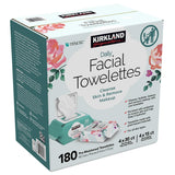 Kirkland Signature Daily Facial Towelettes, 180 Count - All Skin Types