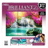 ArtSkills Brilliant Art Diamond Painting Kit, 3 Panel Wall Art Set