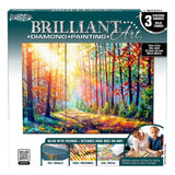 ArtSkills Brilliant Art Diamond Painting Kit, 3 Panel Wall Art Set