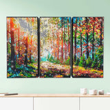 ArtSkills Brilliant Art Diamond Painting Kit, 3 Panel Wall Art Set