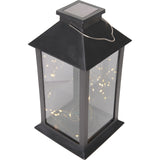 Merkury Outdoor Solar Mirrored LED Firefly Lantern, 11x5.5x5.5"