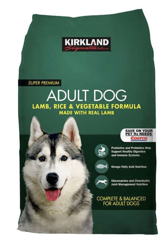 Kirkland adult dog food hot sale ingredients