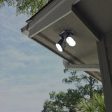 Lutec Outdoor 2 Head LED Security Light Includes Two Motion Sensors